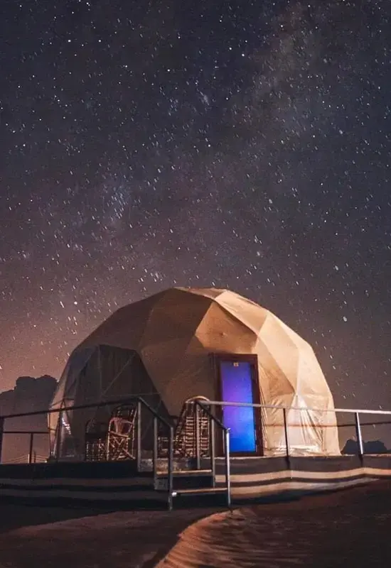 dome habitat in desert